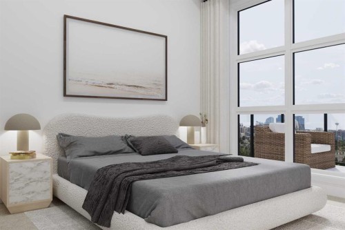 414-330 Dieppe Drive Sw, Calgary, AB - Indoor Photo Showing Bedroom