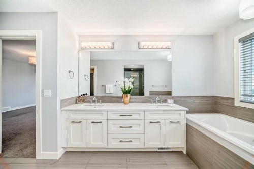 98 Legacy Lane Se, Calgary, AB - Indoor Photo Showing Bathroom