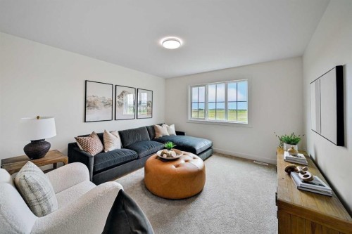 412 Ranch Gate, Strathmore, AB - Indoor Photo Showing Living Room