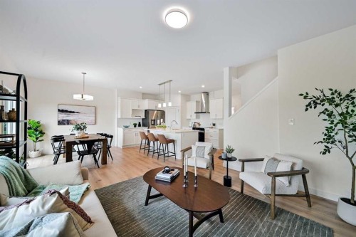 412 Ranch Gate, Strathmore, AB - Indoor Photo Showing Living Room