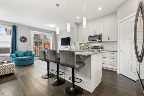 3 Sage Bluff Heights Nw, Calgary, AB - Indoor Photo Showing Kitchen With Upgraded Kitchen