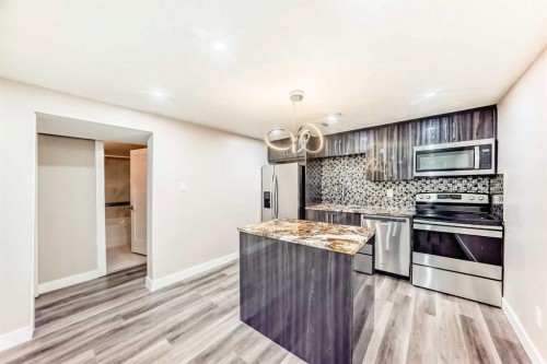1835 42 Street Se, Calgary, AB - Indoor Photo Showing Kitchen With Upgraded Kitchen