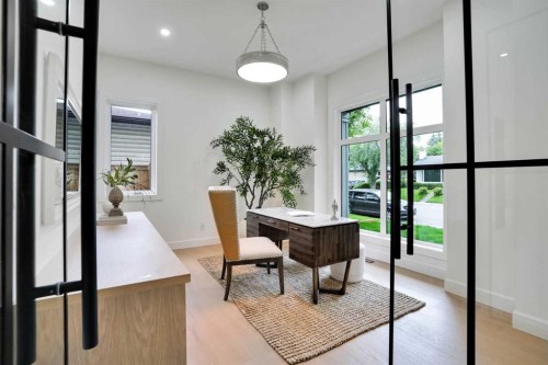 6312 Lacombe Way Sw, Calgary, AB - Indoor Photo Showing Office