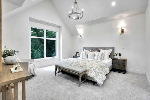 6312 Lacombe Way Sw, Calgary, AB - Indoor Photo Showing Bedroom