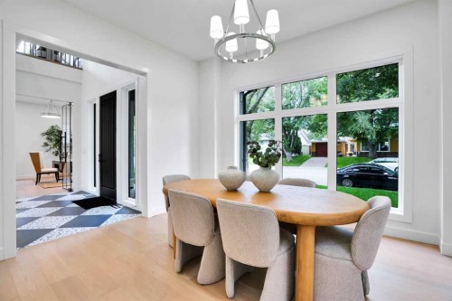 6312 Lacombe Way Sw, Calgary, AB - Indoor Photo Showing Dining Room
