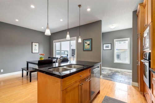 1406 29 Street Sw, Calgary, AB - Indoor Photo Showing Kitchen With Double Sink