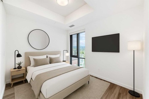 1013-730 2 Avenue Sw, Calgary, AB - Indoor Photo Showing Bedroom