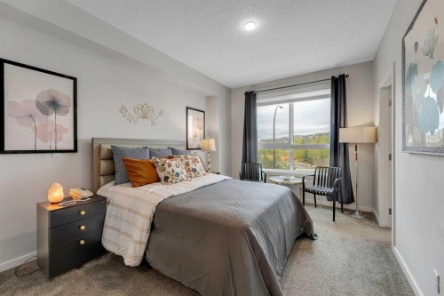 784 Livingston Hill Ne, Calgary, AB - Indoor Photo Showing Bedroom