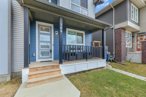 784 Livingston Hill Ne, Calgary, AB - Outdoor With Deck Patio Veranda