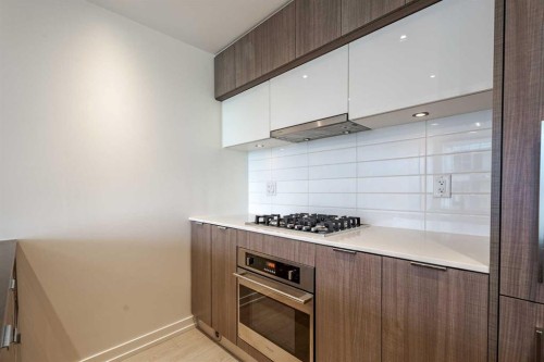 301-128 2 Street Sw, Calgary, AB - Indoor Photo Showing Kitchen With Upgraded Kitchen