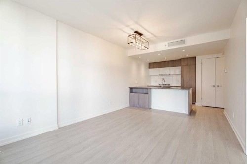 301-128 2 Street Sw, Calgary, AB - Indoor Photo Showing Kitchen