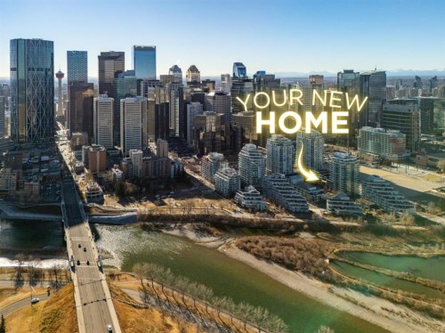 301-128 2 Street Sw, Calgary, AB - Outdoor With Body Of Water With View