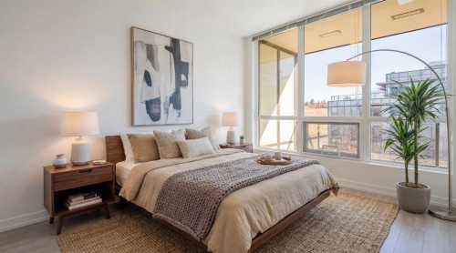301-128 2 Street Sw, Calgary, AB - Indoor Photo Showing Bedroom