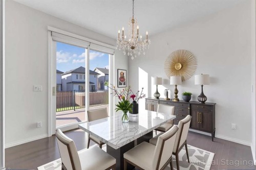 63 Panton View Nw, Calgary, AB - Indoor Photo Showing Dining Room