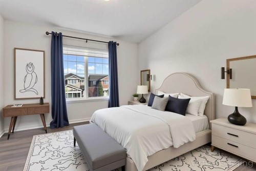 63 Panton View Nw, Calgary, AB - Indoor Photo Showing Bedroom