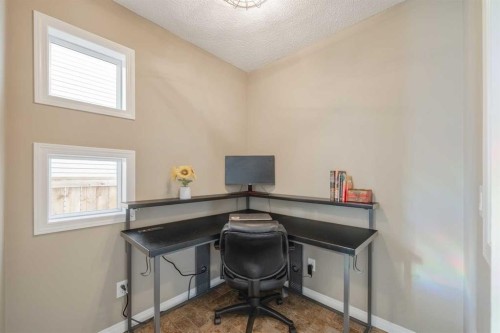 177 Silverado Range View Sw, Calgary, AB - Indoor Photo Showing Office
