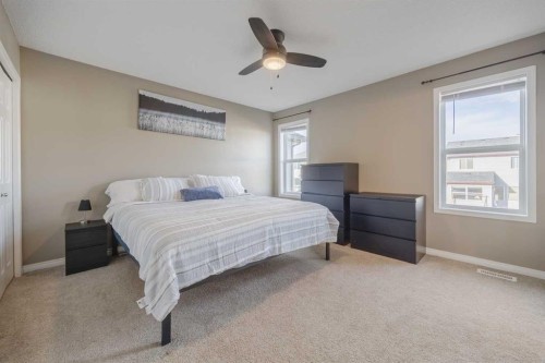 177 Silverado Range View Sw, Calgary, AB - Indoor Photo Showing Bedroom