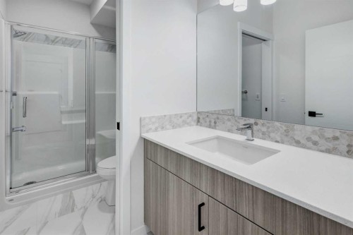 370 Corner Glen Way Ne, Calgary, AB - Indoor Photo Showing Bathroom