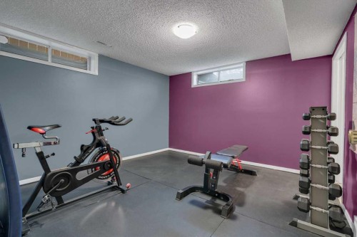 28 Woodglen Close Sw, Calgary, AB - Indoor Photo Showing Gym Room