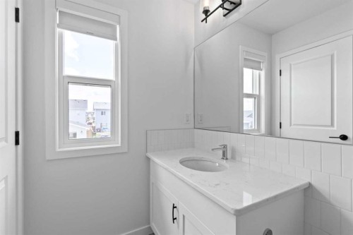 231 Vista Road, Crossfield, AB - Indoor Photo Showing Bathroom
