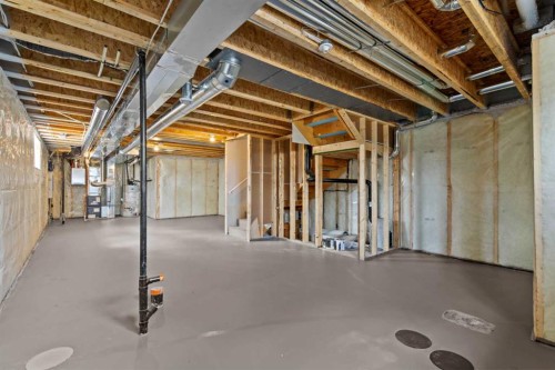 231 Vista Road, Crossfield, AB - Indoor Photo Showing Basement