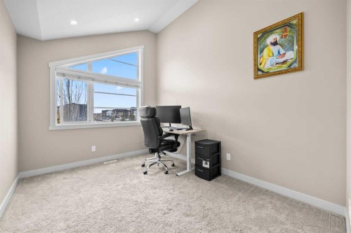 722 Redstone View Ne, Calgary, AB - Indoor Photo Showing Office