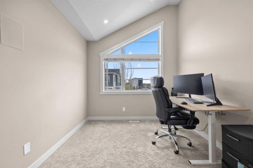 722 Redstone View Ne, Calgary, AB - Indoor Photo Showing Office