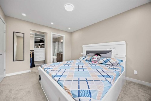 722 Redstone View Ne, Calgary, AB - Indoor Photo Showing Bedroom