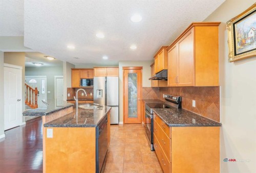 94 Kincora Gardens Nw, Calgary, AB - Indoor Photo Showing Kitchen With Double Sink
