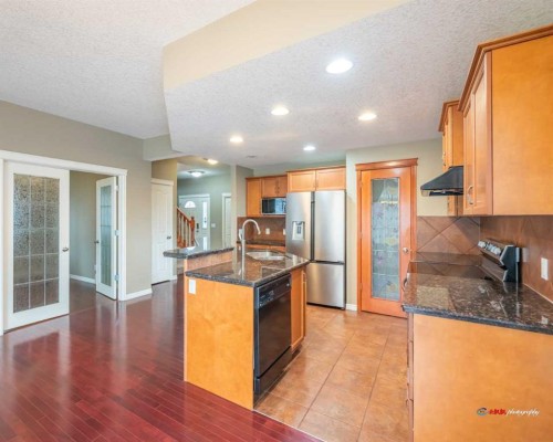 94 Kincora Gardens Nw, Calgary, AB - Indoor Photo Showing Kitchen With Stainless Steel Kitchen