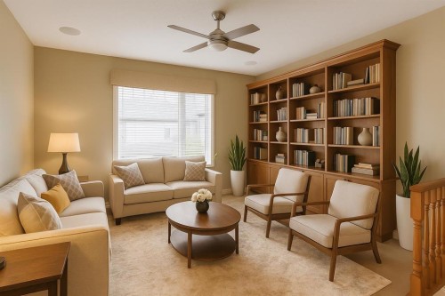 94 Kincora Gardens Nw, Calgary, AB - Indoor Photo Showing Living Room