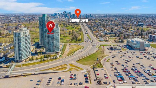 707-77 Spruce Place Sw, Calgary, AB - Outdoor With View