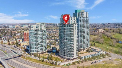 707-77 Spruce Place Sw, Calgary, AB - Outdoor With View
