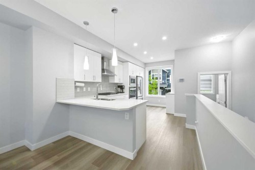 908 Sage Hill Grove Nw, Calgary, AB - Indoor Photo Showing Kitchen With Upgraded Kitchen