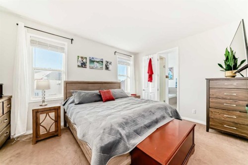 763 Windridge Road Sw, Airdrie, AB - Indoor Photo Showing Bedroom
