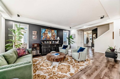 763 Windridge Road Sw, Airdrie, AB - Indoor Photo Showing Living Room