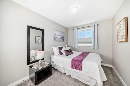 1362 Legacy Circle Se, Calgary, AB - Indoor Photo Showing Bedroom