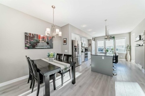 1362 Legacy Circle Se, Calgary, AB - Indoor Photo Showing Dining Room