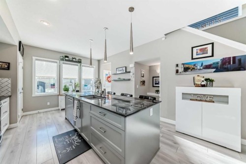 1362 Legacy Circle Se, Calgary, AB - Indoor Photo Showing Kitchen With Upgraded Kitchen