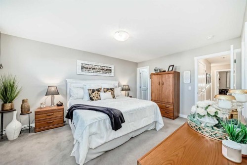 1362 Legacy Circle Se, Calgary, AB - Indoor Photo Showing Bedroom