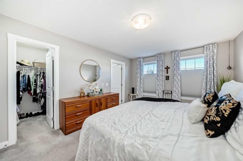 1362 Legacy Circle Se, Calgary, AB - Indoor Photo Showing Bedroom