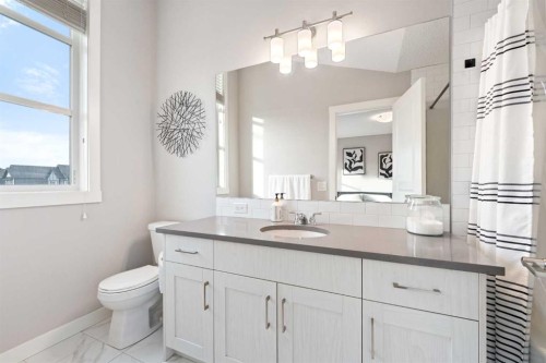 174 Seton Grove Se, Calgary, AB - Indoor Photo Showing Bathroom