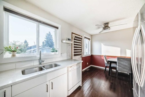 11 Martinwood Road Ne, Calgary, AB - Indoor Photo Showing Kitchen With Double Sink
