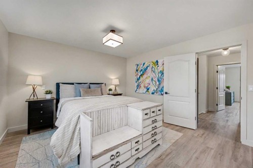 124 Country Hills Gardens Nw, Calgary, AB - Indoor Photo Showing Bedroom