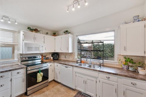 5141 43 Street, Olds, AB - Indoor Photo Showing Kitchen With Double Sink