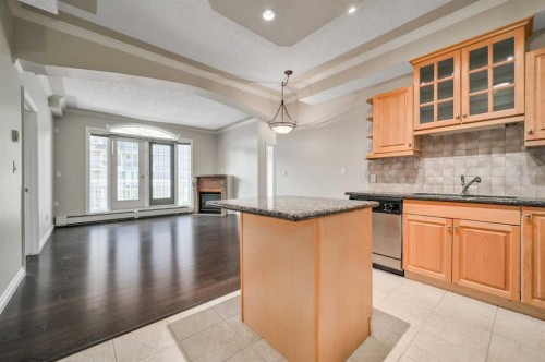 206-1315 12 Avenue Sw, Calgary, AB - Indoor Photo Showing Kitchen