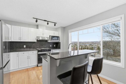 167 Hidden Creek Gardens Nw, Calgary, AB - Indoor Photo Showing Kitchen With Upgraded Kitchen