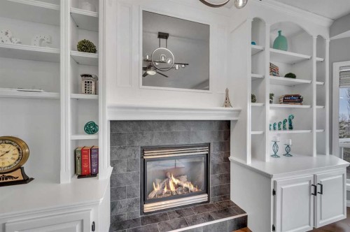 1081 Panorama Hills Landing Nw, Calgary, AB - Indoor With Fireplace