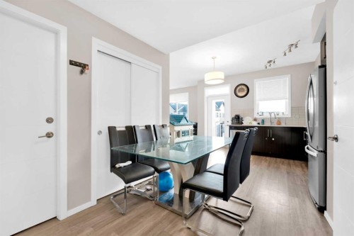 202-135 Redstone Walk Ne, Calgary, AB - Indoor Photo Showing Dining Room