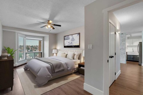 903-1140 15 Avenue Sw, Calgary, AB - Indoor Photo Showing Bedroom